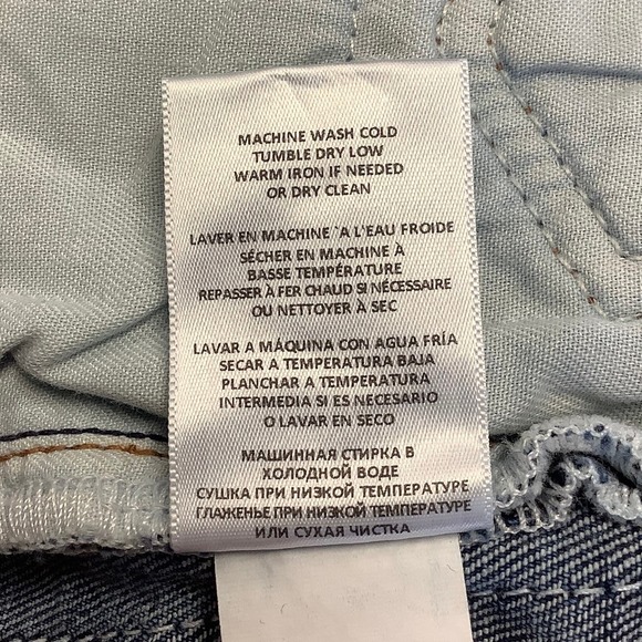 NEW! RE/DONE Size 23 70s Stove Pipe Denim Jeans True Indigo $275 msrp I6-8 - Picture 8 of 10